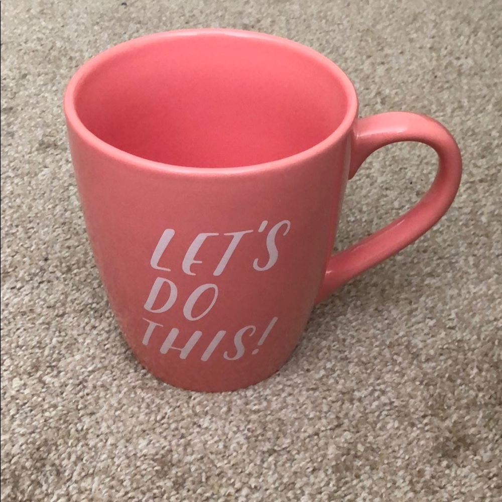 Huge pink mug